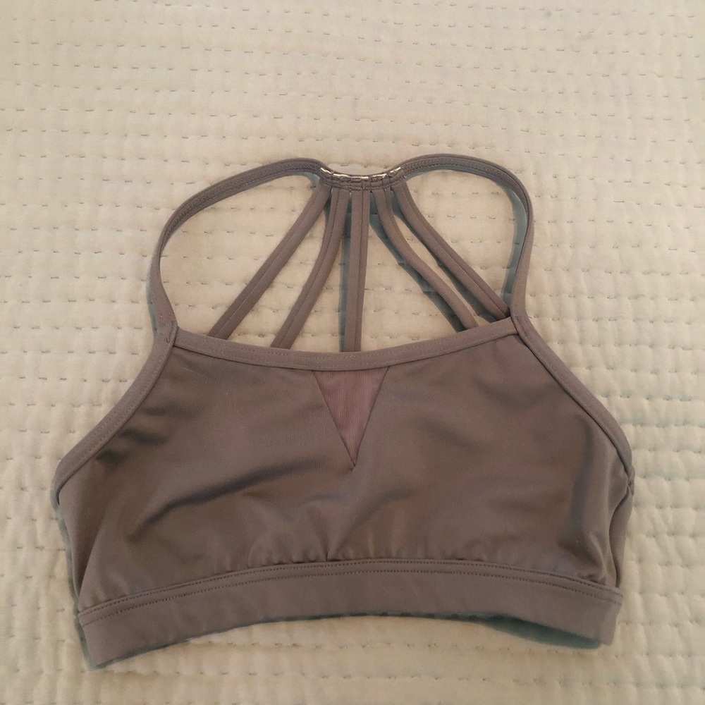 grey capezio dance bra